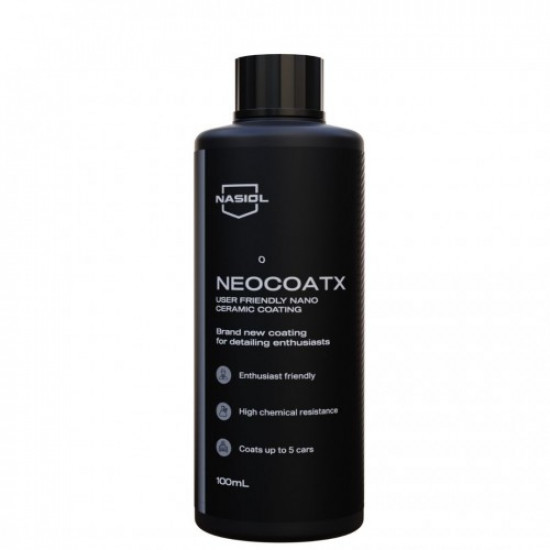 Nasiol NeoCoatX 100ml –easy to apply nano ceramic coating Nasiol NeoCoatX 100ml –easy to apply nano ceramic coating