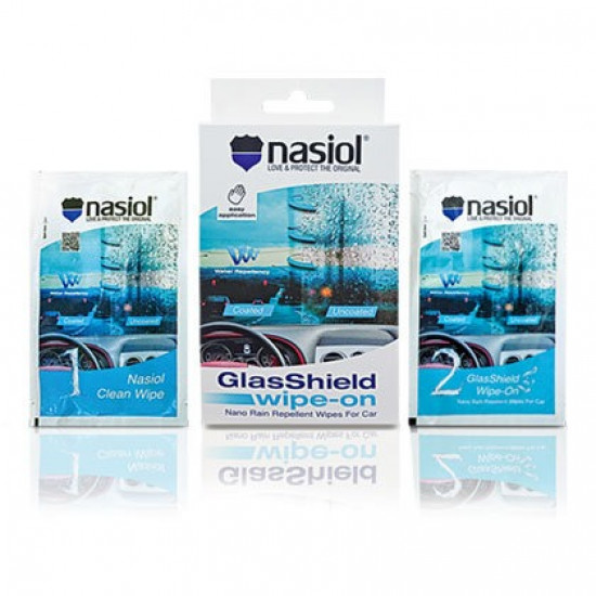 Nasiol Glasshield Wipe-on Nano Rain Repellent Wipes Nasiol Glasshield Wipe-on Nano Rain Repellent Wipes