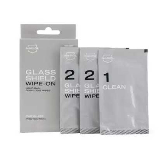 Nasiol Glasshield Wipe-on Nano Rain Repellent Wipes Nasiol Glasshield Wipe-on Nano Rain Repellent Wipes