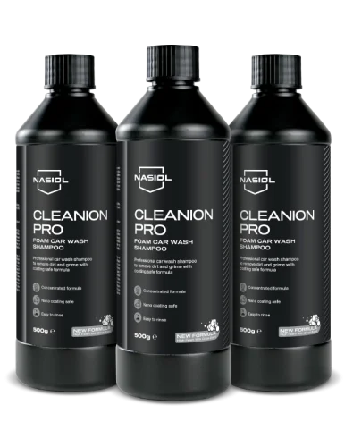 nasiol-cleanion-pro-new-formula-car-shampoo-bottles